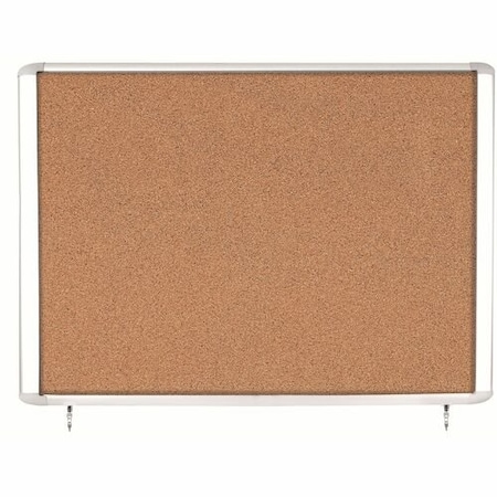 Bi-Silque MasterVision Waterproof Outdoor Cork Enclosed Board, 47inx 38.3in BVCVT380601760